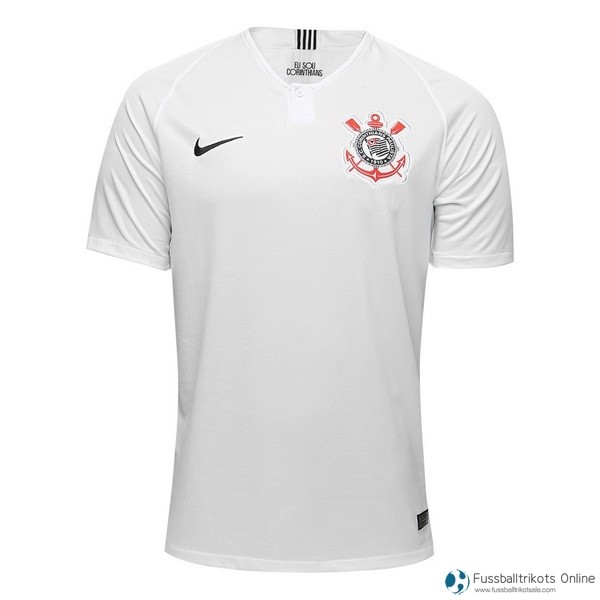 Corinthians Paulista Trikot Heim 2018-19 Weiß Fussballtrikots Günstig